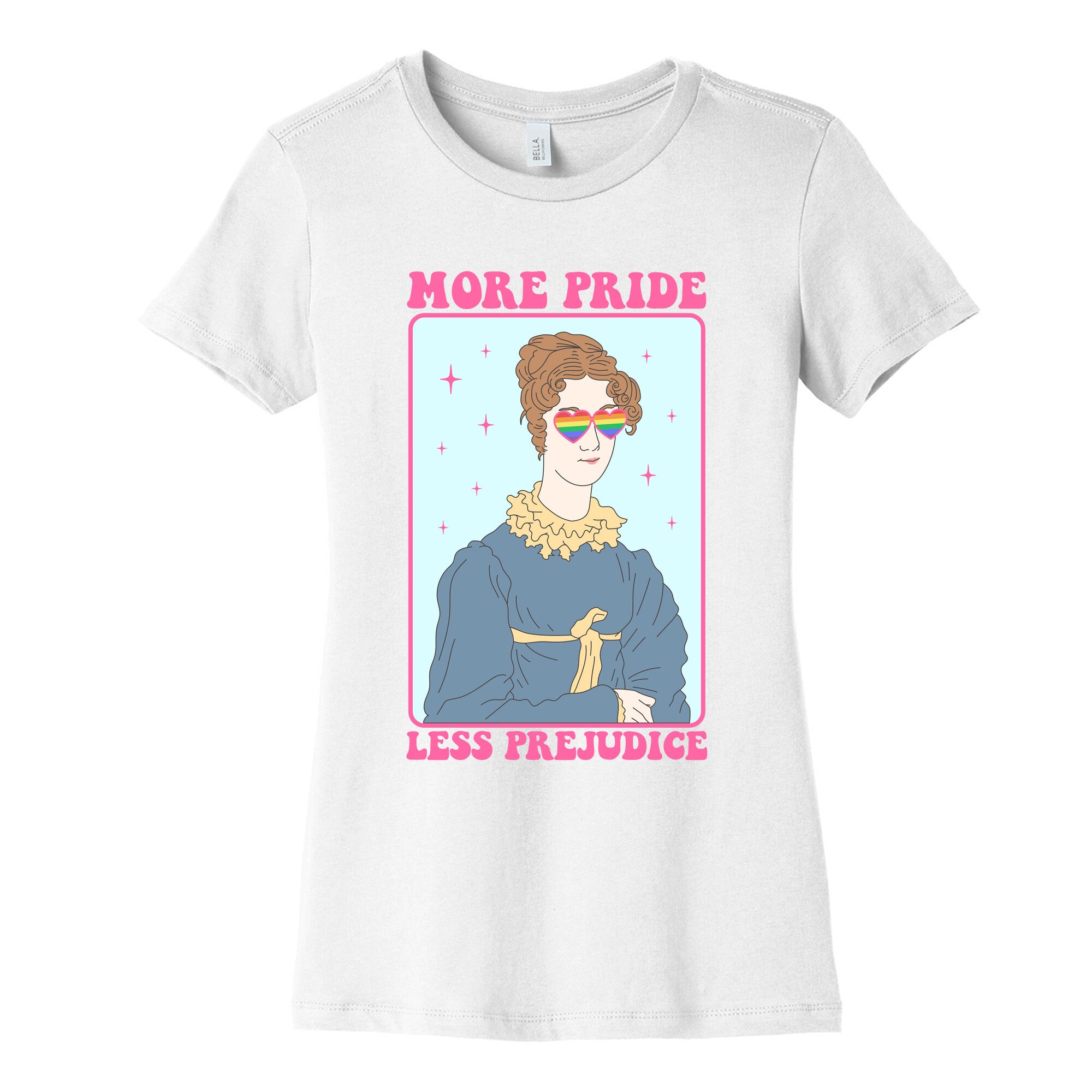 More Pride Less Prejudice Womens Cotton Tee